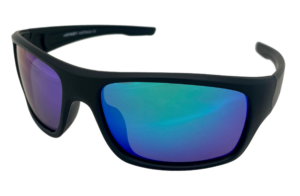 HP020 Black with Blue/Green Mirror