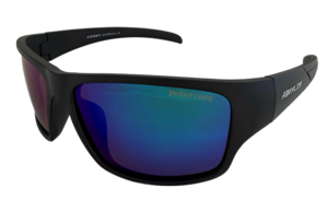 HP303 Black with Blue/Green Mirror